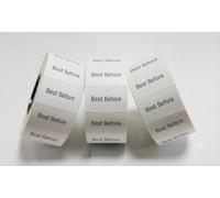 JIO CT7 26 x16 mm Price Gun Label- Printed 'Best Before' Stickers Tags, Compatible with Avery, sato, Puma, Lynx, motex & Many More Price Gun Refill for Retail Shop and Tagging | 1-Roll