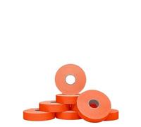 Jio Fluorescent Orange Pricing Labels for Monarch 1136 Price Gun - 3 Sleeves, 24 Rolls Value Pack - 42,000 Price Marking Labels - with Ink Rolls Included