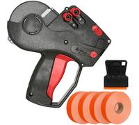 JIO Monarch 1136 Labeler Starter Kit: Includes Price Gun, 7,000 Fluorescent Red Price Marking Labels and Preloaded Inker