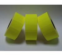 JIO Price Gun Labels CT1 21 x 12 mm - Fluorescent Yellow - 1 Roll