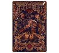 JIOBEATS Dutch's Boys Red Game Dead Redemption 2 Game Poster Metal Tin Sign 8"" X 12"" Vintage Retro Man Cave Wall Decor Art