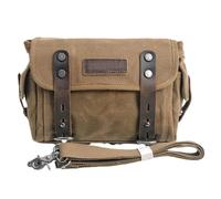JIOEWS Motorbike Panniers Motorcycle SaddleBag Universal Side Bag with Removable Travel Motorbike Luggage(Khaki)