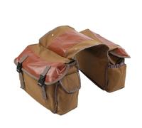 JIOEWS Motorcycle Side Hanging Bag Large Capacity Canva Equipment Bags Wear-Resistant Motor Luggage Pack(Khaki)