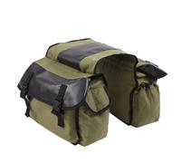 JIOEWS Motorcycle Side Hanging Bag Large Capacity Canva Equipment Bags Wear-Resistant Motor Luggage Pack(Green)