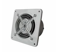 JIONET 4 Inch Extractor Fan 110V Window Cooling Fan Inline Hydroponic Air Blower Exhaust Fan 118CFM Through Wall for Home Bathroom Grow Room Ventilation Vent (Size : White)