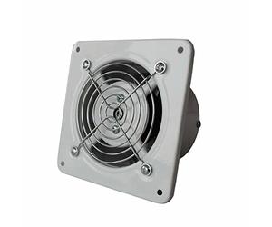 JIONET 4 Inch Extractor Fan 110V Window Cooling Fan Inline Hydroponic Air Blower Exhaust Fan 118CFM Through Wall for Home Bathroom Grow Room Ventilation Vent (Size : White)