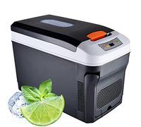 JIONET Multi-Function Car Refrigerator,35 Litre Large Capacity Outdoor Fridge -10℃ To 65 ℃ Cooler And Warmer Freezer DC 12V 24V AC 220V for Camping Driving Picnic (Color : Black, Size : 35L)