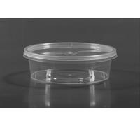 JioPack 25 Pack- 250ml / 8 oz Round Stackable Plastic Food Container Set With Lids - Reusable, Leakproof, Dishwasher & Microwave Safe, BPA Free Containers (25) (8 oz)