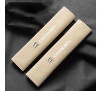 JIOPEDF 2 Pcs Car Seat Belt Pad Covers for Citroen C3 Cross Grand VTS C5 C1 C4 C6 C2, Seatbelt Protector Soft Comfort Seat Belt Shoulder Strap Covers Harness Pads,A