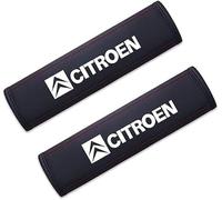 JIOPEDF 2 Pcs Car Seat Belt Pad Covers for Citroen DS C1 C2 C3 C4 C4L, Seatbelt Protector Soft Comfort Seat Belt Shoulder Strap Covers Harness Pads,A