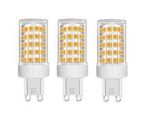 Jiotouhu G9 10W LED Light Bulb, Warm White, 3000K, Equivalent 100W Halogen, 93Pcs LED, 1000 LM, 360° Beam Angle, Super Bright, AC 220V-240V, No Flicker Non-Dimmable, 3-Pack