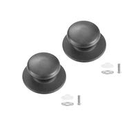 JIOYUNG eufeifeiegds 1/2Pcs Glass Lib Cover Knob Cap Pot Lid Knob Pan Lid Holding Handle Universal Replacement Lifting Handle for Kitchen Cookware(2Pcs)