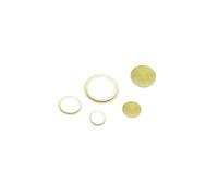 JIOYUNG eufeifeiegds 10PC/Lot Piezo Elements Buzzer Sounder Sensor Trigger Drum Disc Copper Piezo Speaker 12MM 20MM 27MM 35MM 50MM Piezoelectric(27mm Brass)