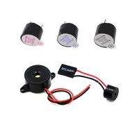 JIOYUNG eufeifeiegds 10pcs 3V 5V 12V Active Buzzer Magnetic Long Continous Beep Tone 12 * 9.5mm(3V Active Buzzer)