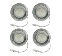 JIOYUNG eufeifeiegds 4-Piece 20W Halogen Equivalent 2.5W Range Hood Bulb LED 220V 230V Closet Undercabinet Light Bulb Recessed Downlight Clear Glass wefeiegds(Warm White 3000K)