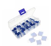 JIOYUNG eufeifeiegds 50Pcs/Lot 3296W Multiturn Trimmer Potentiometer Kit 3296 Variable Resistor 500R 1K 2K 5K 10K 20K 50K 100K 200K 1M wefeiegds
