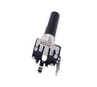 JIOYUNG eufeifeiegds 5pcs Japan Rotaty Potentiometer Single Type 09 Snap-Insulated Shaft Potentiometers E A20K Half Shaft 30mm wefeiegds