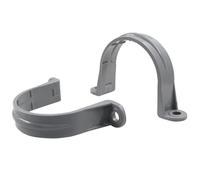 Jiozermi 12 Pcs Grey 2 Inch PVC Pipe Straps Conduit Clamps Pipe Clamps, 2 Holes PVC Pipe Mounting Bracket for PVC Pipe Conduit and Cables