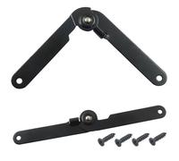 Jiozermi 2 Pack Rotatable Support Hinges, Folding Lid Furniture Hinges Heavy Duty Toy Box Hinges, Easy Install Cabinet Hinges for Cupboard Box Jewelry Gift Door/Furniture