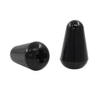 Jiozermi 2 Pcs Silver Guitar Plastic 5 Ways Switch Tips，Pickup Selector Switch Caps Pickup Switch Knobs for USA Fender Strat Tele