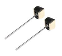 Jiozermi 2 Pcs Wool Felt Side Bass Drum Pedal Mallet, Wool Felt Drum Pedal Beater, Anti-slip Bass Percussion Sticks, Instrument Band Accessory Part