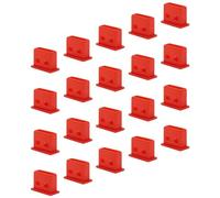 Jiozermi 20 Pcs Red USB Anti Dust Plugs - USB Type-A Dust Stopper - PE Material - USB Port Anti Dust Cover Port Protector for USB Type-A Female Ports