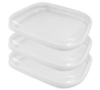 Jiozermi Clear Hard Shell Zipper Case, 3PCS-M