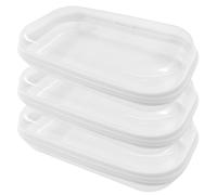 Jiozermi Clear Hard Shell Zipper Case, 3PCS-S