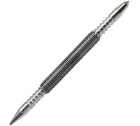 Jiozermi Dual Head Nail Setter, 1/16″& 3/16″ Spring Loaded Nail Set, Spring Loaded Center Punch Nail Hole Punch, 3500 PSI Striking Force Counter Punch