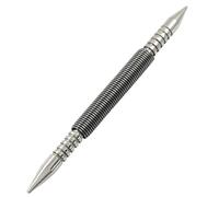 Jiozermi Dual Head Nail Setter, 1/32″& 1/16″ Spring Loaded Nail Set, Spring Loaded Center Punch Nail Hole Punch, 3500 PSI Striking Force Counter Punch