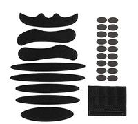 Jipemtra Helmet Padding Kit 27PCS Bicycle Replacement Universal EVA Foam Pads Set Cushions for Bike Cycling Motorcycle Helmet (Black)