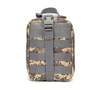 Jipemtra Tactical First Aid MOLLE EMT IFAK Pouch Trauma First Aid Responder Medical Utility Bag Military Tactical Emergency Compact Army Pouch for Outdoor Trekking Hunting