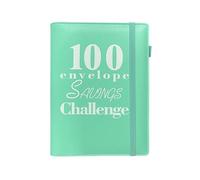 Jipersuo 100 Envelope for Couples 100 Day Ledger Notebook 24