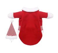 Jipersuo 3D Pet Christmas Santa Printed Shape Pullover Sweater Cute Autumn Winter Coat Cartoon Printing Blessing Bag Dogs Shirts Soft Pet Christmas Puppy Apparel Outfit 7 Sizes 01