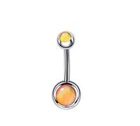 Jipersuo Belly Ring Belly Button Rings Surgical Stainless Steel Round Cubic Zirconia Stud Body Piercing Forbidden Body Jewelry Curved Barbell Button Rings Pack ShinyJewelry Crystal Navel 192