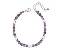 Jipersuo Bracelet Elegant White Shoushan Stone and Empowering Luck Crystal Wrist Bracelet for Enhanced Wellbeing 833
