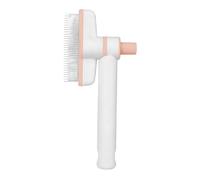 Jipersuo Brush for Cats: Cat Flea Comb & Dematting Comb for Cats - Self-Cleaning Pet Hair Removal Tool with Long & Short Stainless Steel Teeth, Blue 01