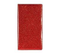 Jipersuo Car Registration and Insurance Holder Glitter Girly Accessories Interior for Women Wallet with Closure Documents Cards Driver License Purple Gold 40