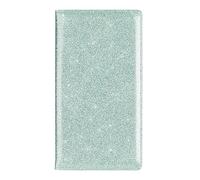 Jipersuo Car Registration and Insurance Holder Glitter Girly Accessories Interior for Women Wallet with Closure Documents Cards Driver License Purple Gold 40