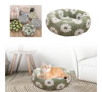 Jipersuo Cat Bed Dog Bed Cat Pet Round All Season Warm Pet Resting and Sleeping Suitable for All Convenient and Suitable for Every Place In The Home (60cm)