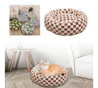 Jipersuo Cat Bed Dog Bed Cat Pet Round All Season Warm Pet Resting and Sleeping Suitable for All Convenient and Suitable for Every Place In The Home (60cm)