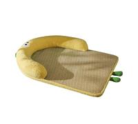 Jipersuo Cat Pillow Dog Bed Pillows, Neck Pillow, Little for Cats, Soft Pet Calming Toy Dog Half Donut Cuddler Cozy Cat Bed Cute Rabbit Pillows 39