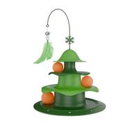 Jipersuo Cat Toy Cat Turntable to Play with Your Making Your So Happy It Won't Want to Leave 360 Rotating Design Bringing Joy and Helping Grow Happy