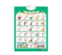 Jipersuo Children's Interactive Wall Picture English and Spanish Learning Poster Including Songs Letters Numbers Animal Vocabulary and Piano Accompaniment Suitable for Children 41