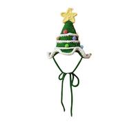 Jipersuo Christ Mas Hat Hats for Cats Small Santa Hat Crochet Hats Cap Warm Winter Puppy Cats Holiday Party Dress Up for Lovers 40