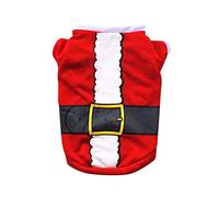 Jipersuo Christmas Pet Cartoon Printed Pullover T Shirt Cute Spring Autumn Cartoon Printing Dogs Shirts Soft Pet Christmas Puppy Apparel Outfit 15