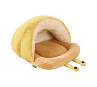 Jipersuo Detachable and Washable Winter Enclosed Cat Winter Warm and Foldable Suitable for Indoor Cats Small Comfortable Cozy Cabin Suitable for Cats 50