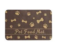 Jipersuo Diatomaceous Earth Feeding Mat Absorbent Non Slip Cat Food Bowl Placemat Easy Clean Kitchen 26