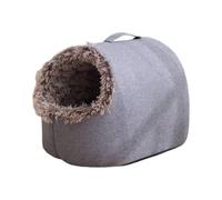Jipersuo Dog Bed Medium Warm Bed Hooded Cat A Calm Suitable for Cats Washable Detachable Padding Suitable for Under 20 Pounds To Spend The Winter