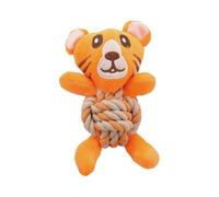 Jipersuo Dog Teething Rope Toy Sounding Dog Toy Cute Animal Shaped Pet Knitted Suitable for Small and Medium Dogs 37